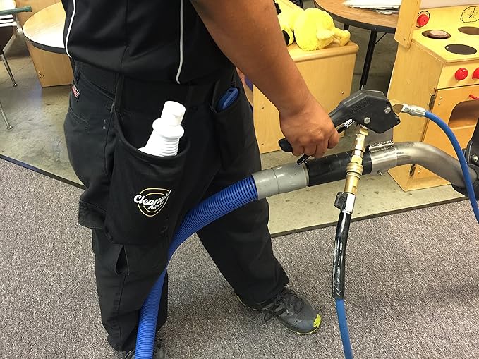 Cleaner's Helper PROFESSIONAL Tool Belt for Janitorial, Custodial, Maid, Housekeeping, Carpet Cleaning, & Cleaning