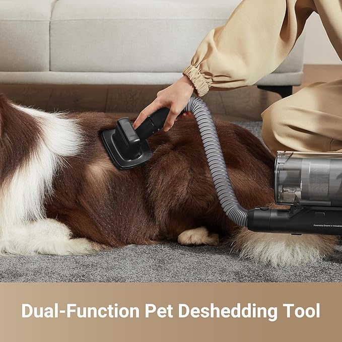 DREAME Z30 Cordless Vacuum Cleaner, Smart Stick Vacuum for Multi-Surface Cleaning, 310AW Suction with Dual Brushes, Pet Deshedding Tool, Long Runtime, Ideal for Hard Floor