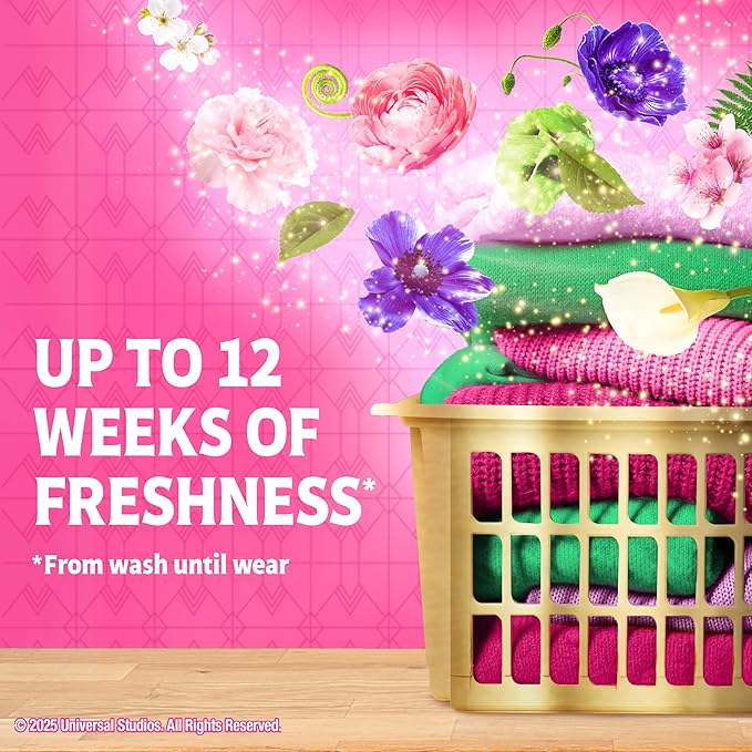 Gain In-Wash Laundry Scent Booster "Wicked: For Good" Limited Edition, Wonderfullest Woods & Beautifical Blossom, 12.2 oz, Fresh Extender + Odor Protection Laundry Beads