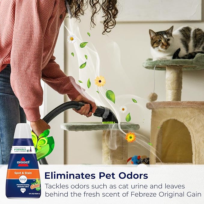 Bissell® Spot & Stain with Febreze + Gain Original Scent Formula for Little Green Devices, Portable Carpet Cleaners (3968)