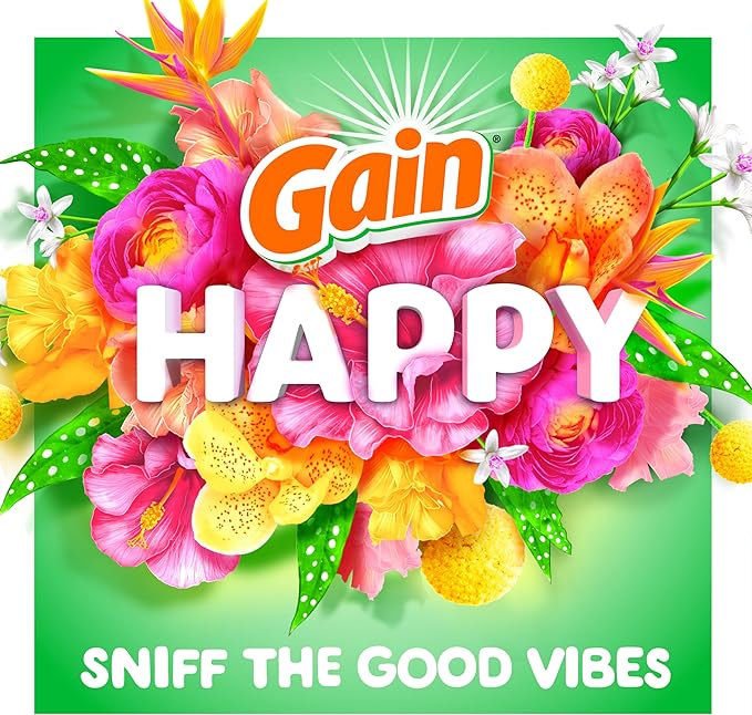 Gain In-Wash Laundry Scent Booster Beads, Happy, 24 oz