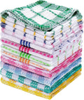 Patelai 12 Pcs Kitchen Dish Cloths for Washing Dishes Absorbent Dish Rags Cleaning Reusable Towels for Scrubbing Wipe Glass Summer Home Household Supplies(Bright Color,13.8'' X 13.8'', 11.8 x 11.8'')