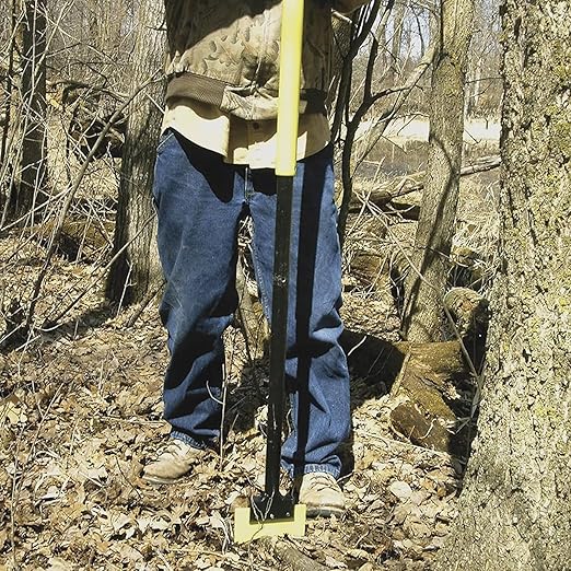 Brush Grubber 18 Inch Heavy Duty Root Buster with Manual Operation Mode and V Shaped Blade for Patio, Lawn, and Garden Equipment, Green
