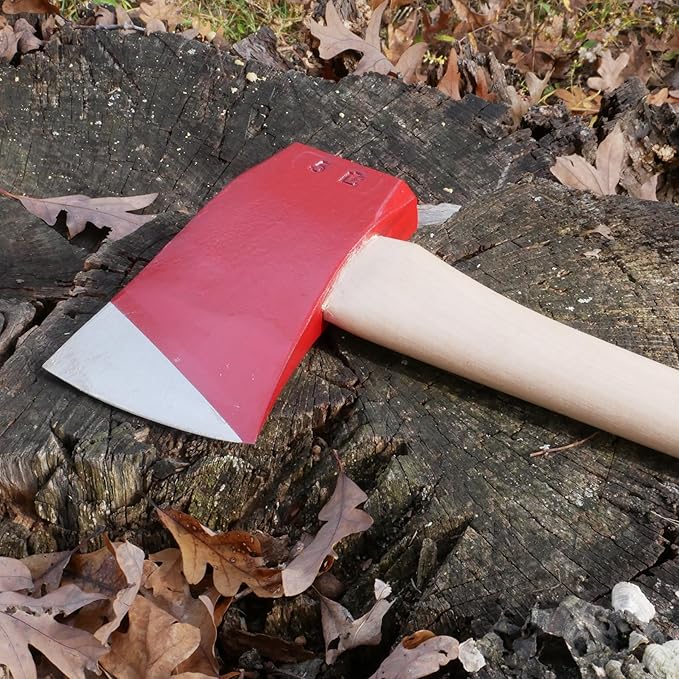 COUNCIL TOOL Fallers Single Bit Axe - 5 lb Loggers Axe with 28" Straight Wooden Handle & Forged Steel Head - 50DR28S