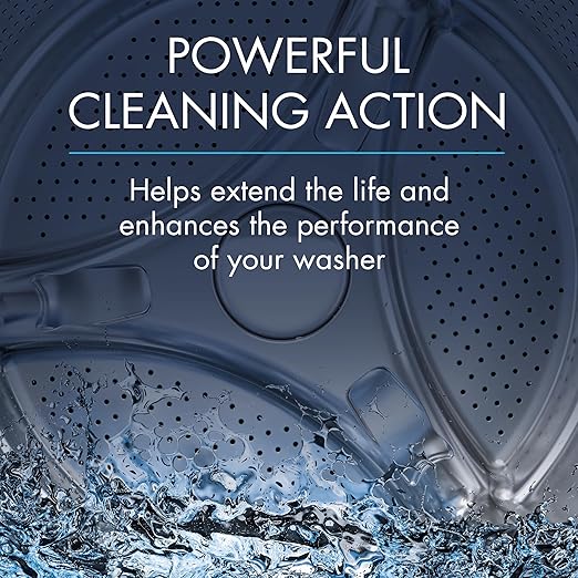Glisten Washing Machine Cleaner, Helps Remove Odor, Buildup, and Limescale, Fresh Scent, Made in the USA, 12 Ounce Bottle