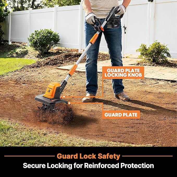 LawnMaster 24V MAX 9” Cordless Tiller – CLTE2409