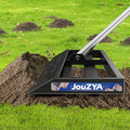 Lawn Leveling Rake 30x10 inch, Lawn Leveler Tool with Stainless Steel, 80" Extended Handle, Heavy-Duty for Garden, Golf Course, and Farm