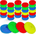 DecorRack 30 Mesh Scourers, Premium Non-Scratch Plastic Scourers, Stain Removing Cleaning Scrubber, for Kitchen Garage Bathroom (Pack of 30)