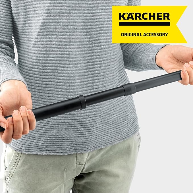 Kärcher WV Extention for High Window Cleaning - Window Vacuum Extension Set for WV 1 and WV 6 Electric Squeegees