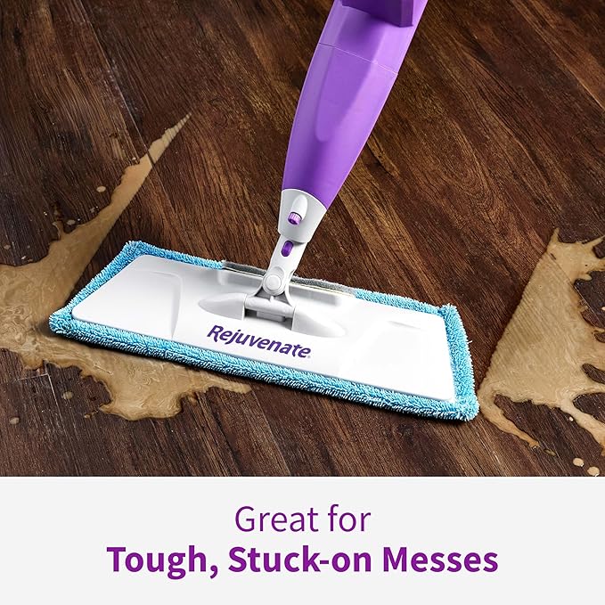 Rejuvenate PowerMax Multi-Surface Floor Cleaner, 128 Ounces, Breaks Down Dirt And Grime On Sealed Hardwood, Tile, Vinyl, Laminate To Deliver A Powerful, Deep Clean With Citrus And Cedarwood Scent