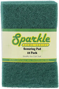 Heavy Duty scouring Pads Non-Scratching Scrubber, Non-Scratch Cleaning Scrub Pads, Eco-Friendly Reusable Kitchen Scrubbing Pad, Great for Non-Stick Cookware