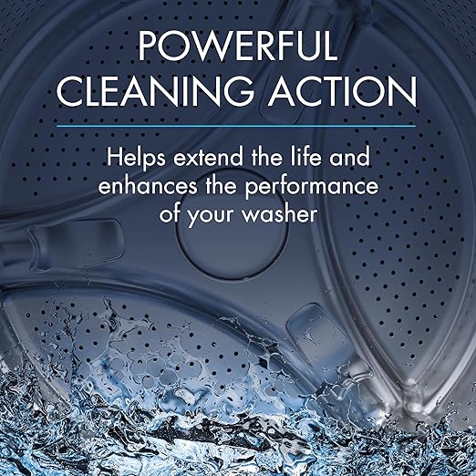 Glisten Washer Magic Washing Machine Cleaner and Deodorizer, 3 Bottles, Multicolor