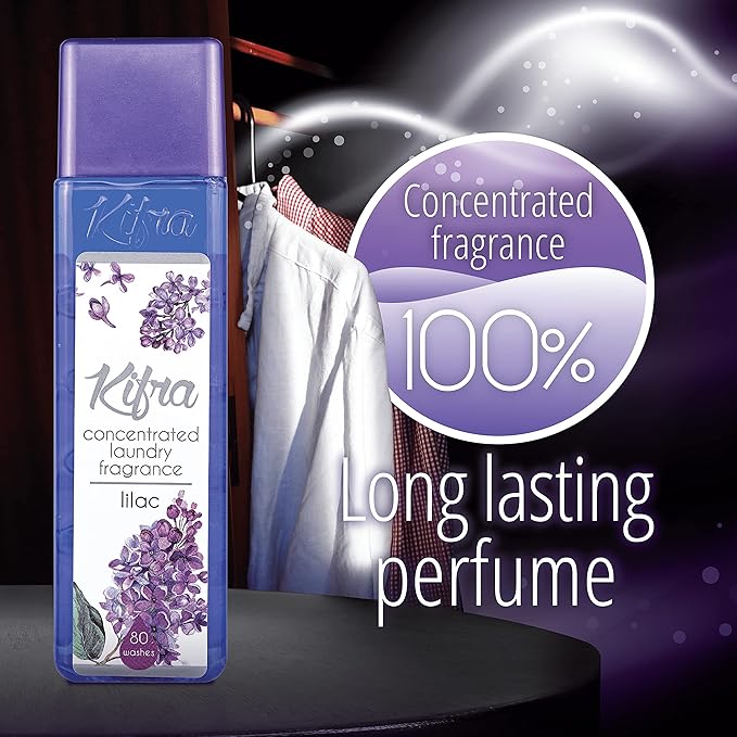 KIFRA Lilac Concentrated Laundry Fragrance 6.76 Fl Oz 200ml 80 Washing Cycles