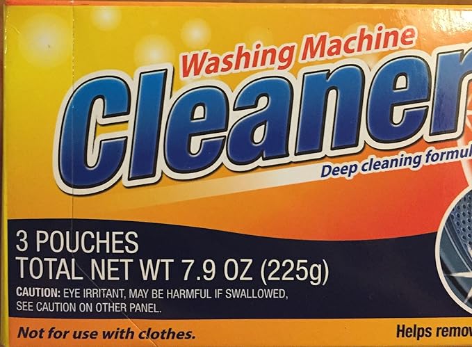 3 pouches Washing machine cleaner deep cleaning formula