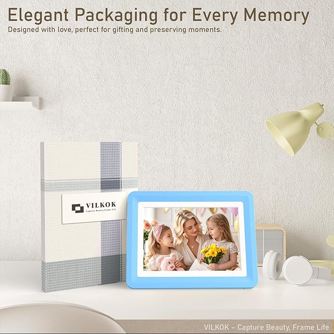 5x7 Picture Frame, Clear Acrylic Photo Frame with White Mat for 4x6 Photos, One-Piece Shatterproof Tool-Free Design, UV-Resistant Waterproof Tabletop Frame for Home Office Decor with 10-Year Warranty