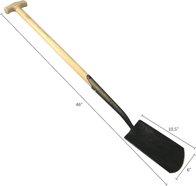 DeWit Dutch Digging Spade – Lifetime Heirloom Tool for Precision and Comfort