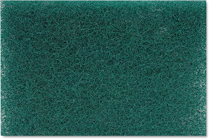 Boardwalk 186 Heavy-Duty Scour Pad, Green, 6 x 9 (Case of 15)