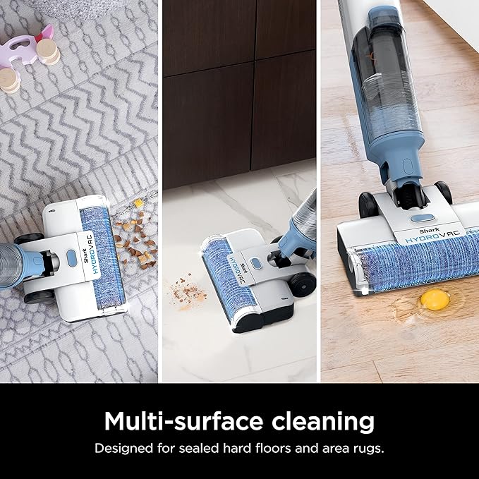 Shark HydroVac 2-Pack Antimicrobial Brushroll* for All Sealed Hard Floors and Area Rugs, Replacement Brushrolls for All Hydrovac 3-in-1 Multi-Surface Cleaners, Purple, WDB2