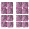 16-Pack Individually Wrapped Red Stainless Steel Soap Pads | Reusable Steel Wool Soap Pads for Pots & Pans | Heavy-Duty Scouring Pad Metal Scrubber