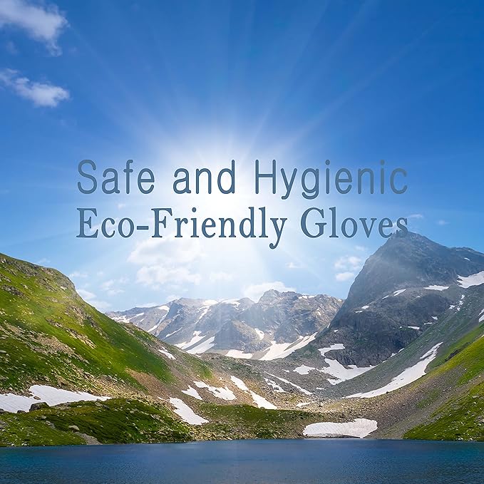 Mamison Quality Kitchen Rubber Gloves (1 Pairs, Small). Non-Slip Reusable Kitchen & Cleaning Natural Latex Rubber Gloves, Food Service