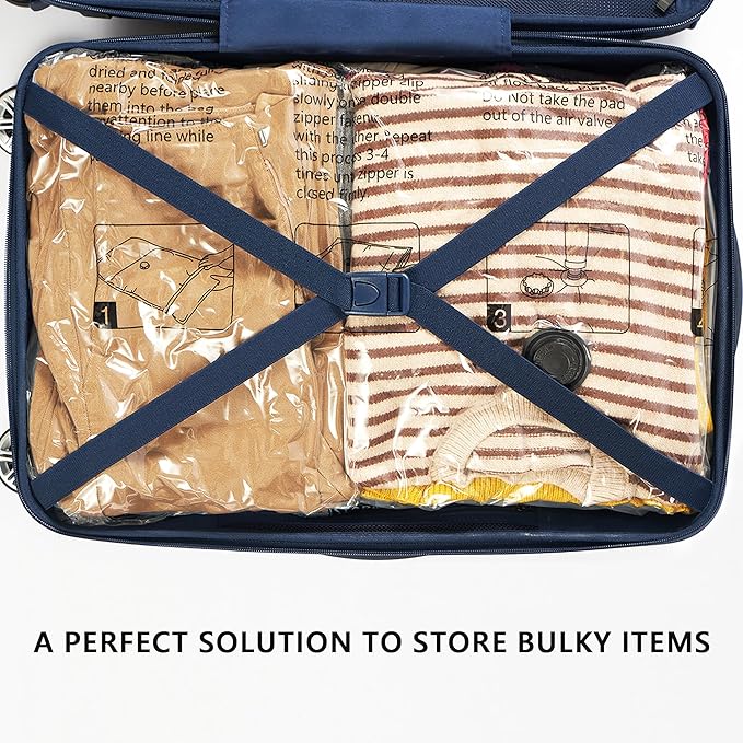 Vacuum Storage Bags with Electric Pump, Compression Packing Bags for Travel Luggage, Space Saver for Clothing Clothes Bedding Blankets Pillows, 20 Combo