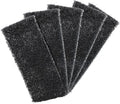 KLEEN HANDLER Cleaning and Stripping Pad | Heavy Duty Surface Cleaning Scrub, Scouring, Abrasive, Black (Pack of 5)