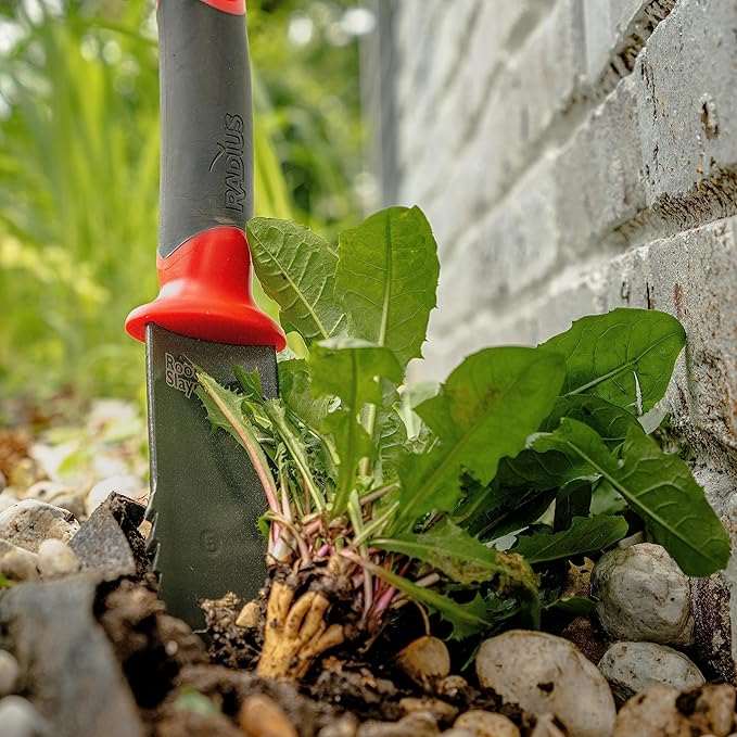 Root Slayer 17211, Soil Knife with Holster, Original Red