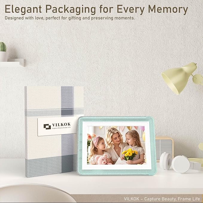 5x7 Picture Frame, Clear Acrylic Photo Frame with White Mat for 4x6 Photos, One-Piece Shatterproof Tool-Free Design, UV-Resistant Waterproof Tabletop Frame for Home Office Decor with 10-Year Warranty