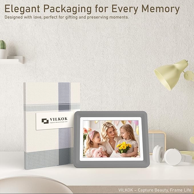 5x7 Picture Frame, Clear Acrylic Photo Frame with White Mat for 4x6 Photos, One-Piece Shatterproof Tool-Free Design, UV-Resistant Waterproof Tabletop Frame for Home Office Decor with 10-Year Warranty
