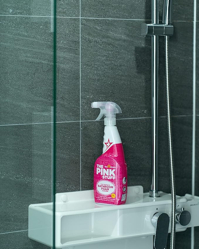 Stardrops - The Pink Stuff - The Miracle Bathroom Foam Cleaner 750ml 3-Pack Bundle (3 Bathroom Foam Spray)