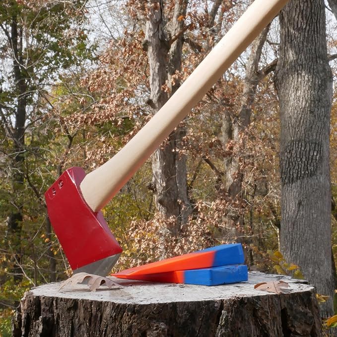 COUNCIL TOOL Fallers Single Bit Axe - 5 lb Loggers Axe with 28" Straight Wooden Handle & Forged Steel Head - 50DR28S