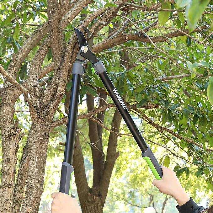 WORKPRO 27" Garden Bypass Lopper and Tree Trimmer, Heavy Duty Branch Cutter with 1.6" Cutting Capacity, Designed with SK5 Sharp Blade and Ergonomics Handles