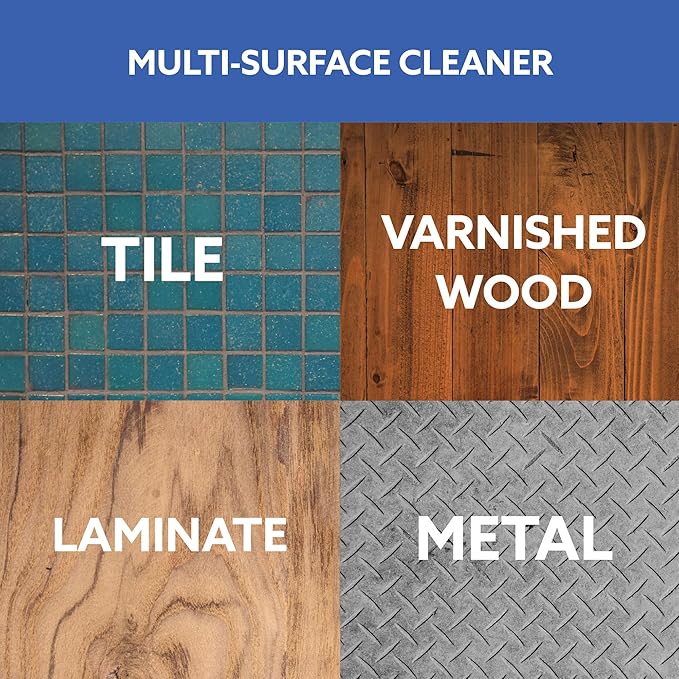 All-Natural Peppermint Scented Mop Cleaner (1 Pack) – Streak-Free Floor Cleaning Solution for Varnished Wood, Laminate & Metal Flooring – Removes Dirt, Dust, Spills, Grime & Sticky Residue, 32 fl. oz