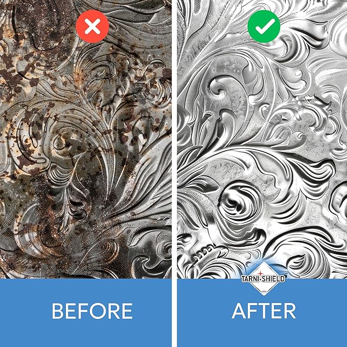 Silver Polish - Clean, Polish, and Protect Against Tarnish - 8 Ounces – Safely Cleans in Just One Application 2-Pack