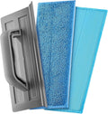 Tyroler Silicone Shower Squeegee for Glass Doors - 10" | 2 Microfiber Scrub & Polish Cloths | Multi-Surface Wiper | Perfect Window Squeegee for Home | Squeegee for Shower Glass | Shower Door Squeegee