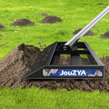 Lawn Leveling Rake 45x10 inch, Lawn Leveler Tool with Stainless Steel, 80" Extended Handle,Golf Course, and Farm,Heavy-Duty for Garden (Updated)