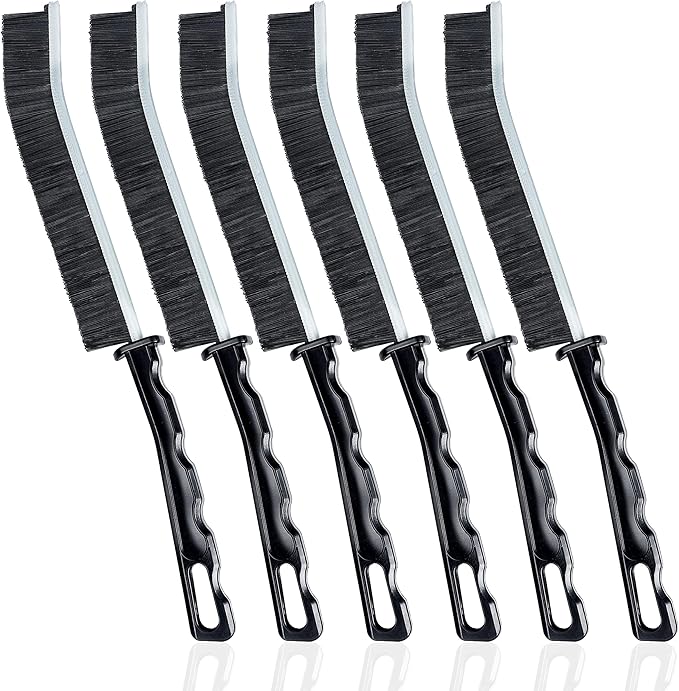 6 Pcs Crevice Cleaning Brush for Household Use, Hard Bristle Gap Cleaning Brush, Grout Gap Cleaning Supplies for Bathroom, Kitchen, & Shower, New 2025 Multifunctional Cleaning Tool