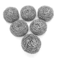 6 Pack Stainless Steel Wool Scrubber, Scrubbing Scouring Pad, Steel Wool Scrubber for Kitchens, Bathroom and More