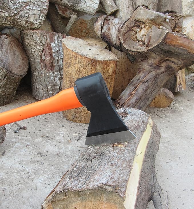 TABOR TOOLS Chopping Axe, Hand Axe, with Strong Fiberglass Handle and Anti-Slip Grip. J57A. (Chopping Axe, 24" Handle)