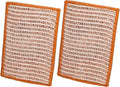 Redecker Copper Cleaning Cloth Dual-Sided Copper & Microfiber Kitchen Scrubber for Pots Pans Stove & Sink 2 Pack 5.7 x 4.1 in Made in Austria