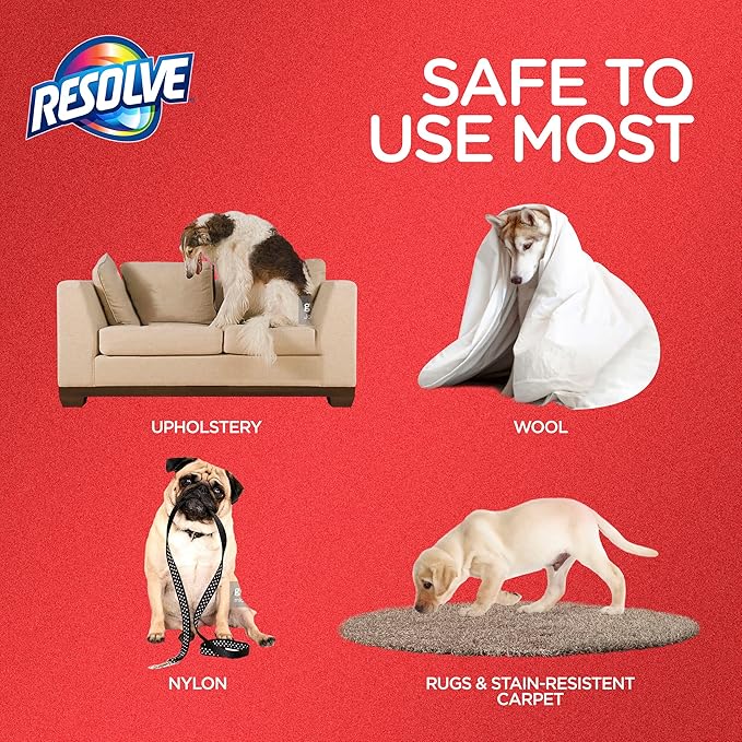 Resolve Pet Hair Eliminator Carpet Cleaner & Vacuum booster, 18 Oz