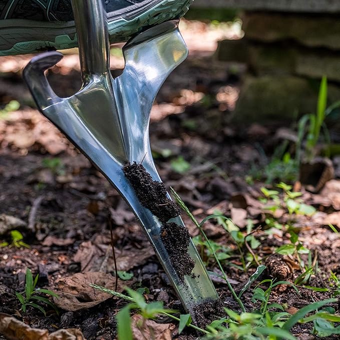 Radius Garden 20511 PRO Ergonomic Stainless Steel Weeder, Red
